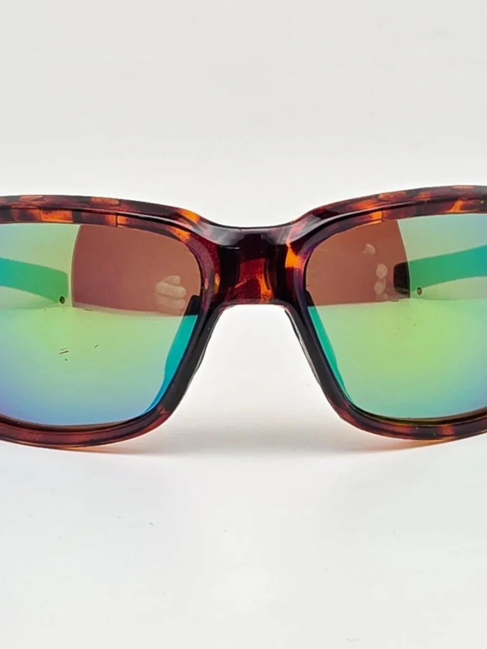 Bimini Bay T-BB4AG Tortoise Frame Polarized Green Mirror Lens Fishing Sunglasses